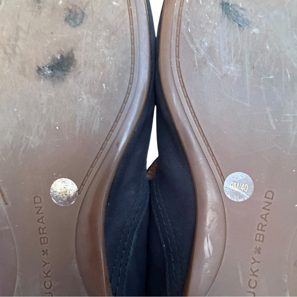 Lucky Brand Black Mary Jane Strap Flats size 9 - Picture 7 of 7